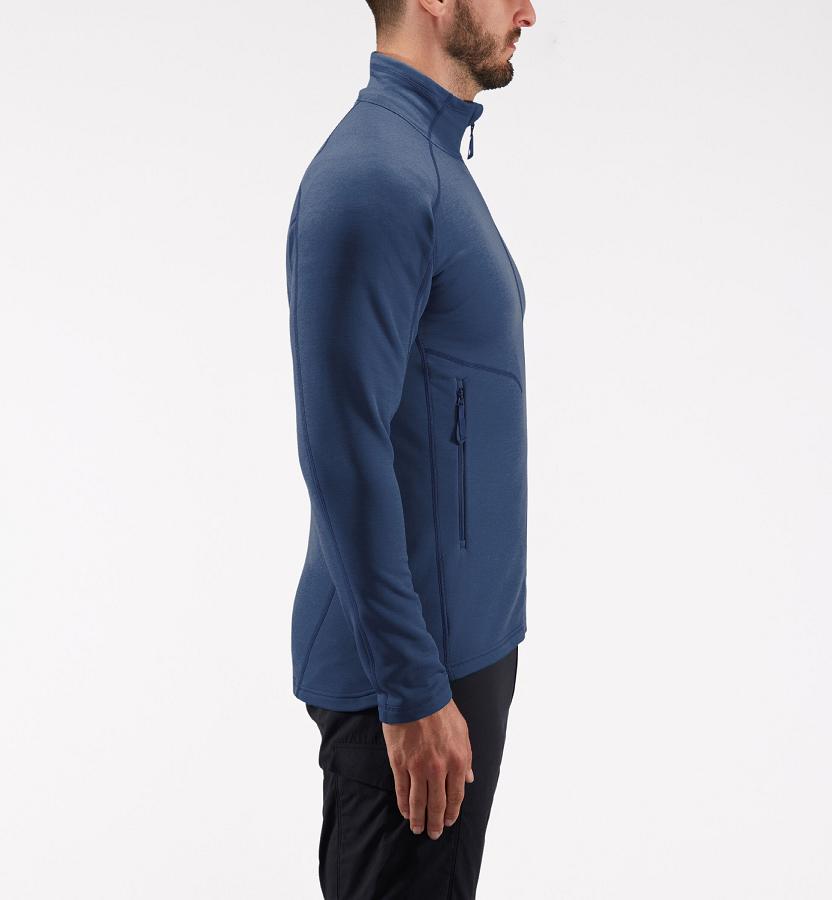 Haglöfs Mens Heron Fleece Dark Blue New Zealand 27459HMJO